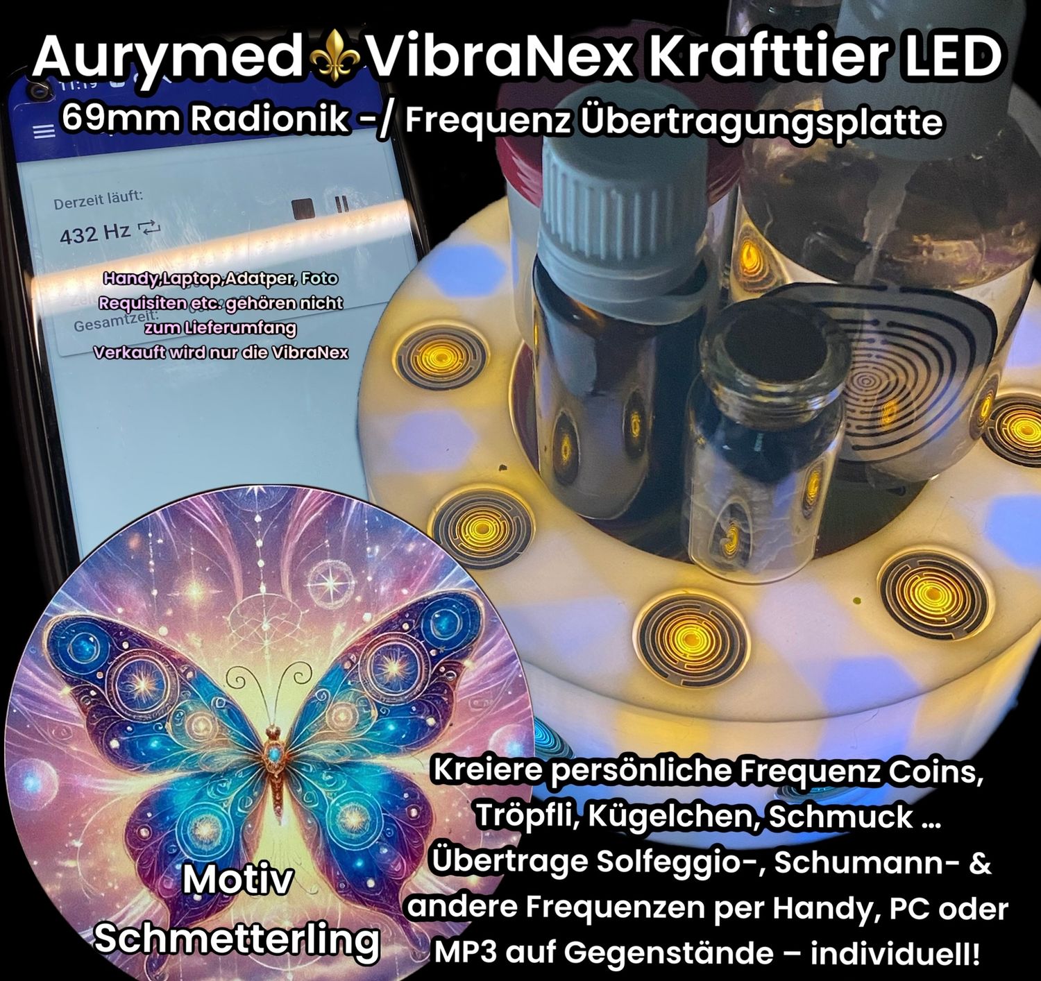 LED Krafttier Schmetterling